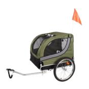 Remorque vélo pour Chien Tybalt Vert/Noir - Flamingo