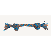 Corde 2 noeuds Bleu pour Chiens 30 cm-Animal Boulevard