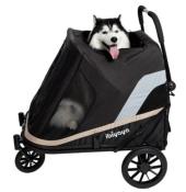 Poussette Grand Cruiser Extra Large Noir pour Chien - Ibiyaya